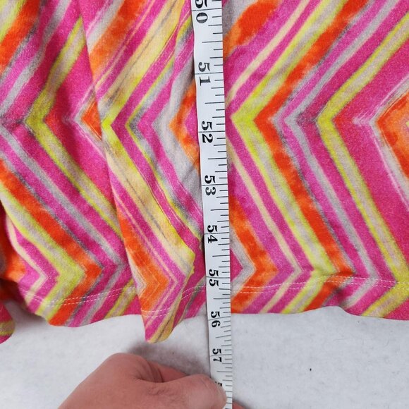 Soft Surroundings Dress Womens Large Pink Maxi V Neck Twist Front Sleeveless - Picture 6 of 10